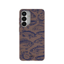 Coque Samsung Galaxy S26+ (Plus) marron chocolat style vintage