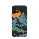 Coque noire Vintage Peaks pour iPhone 12 Mini