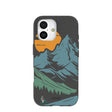 Coque noire Vintage Peaks pour iPhone 17