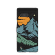 Coque Google Pixel 7 noire à motif Vintage Peaks
