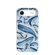 Coque iPhone Air à motif baleines bleu poudre