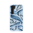 Powder Blue Whales Samsung Galaxy S25+(Plus) Case
