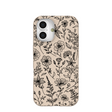 Coque iPhone 16 motif coquillage et fleurs sauvages