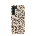 Coque Samsung Galaxy S22 Motif coquillage et fleurs sauvages