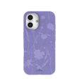 Lavender Wildflower Stitching iPhone 16 Case