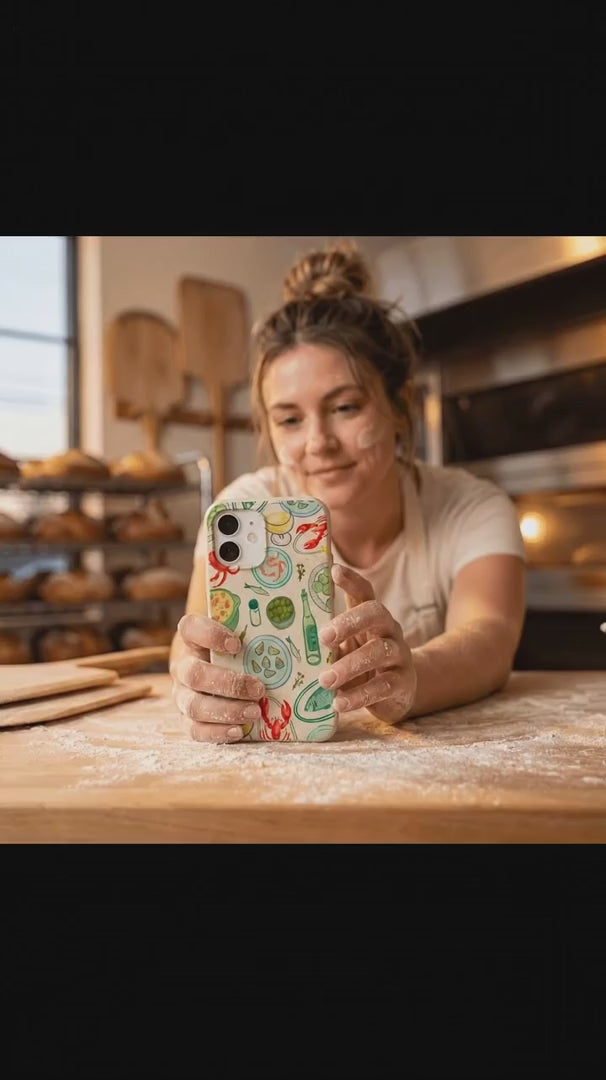 Seashell Dock and Dine iPhone 15 Pro Case - Product video demonstration