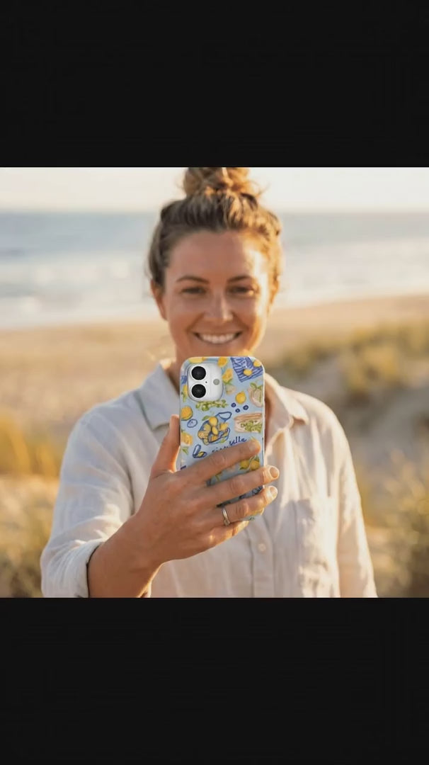 Powder Blue Ciao Bella iPhone 16 Pro Max Case - Product video demonstration