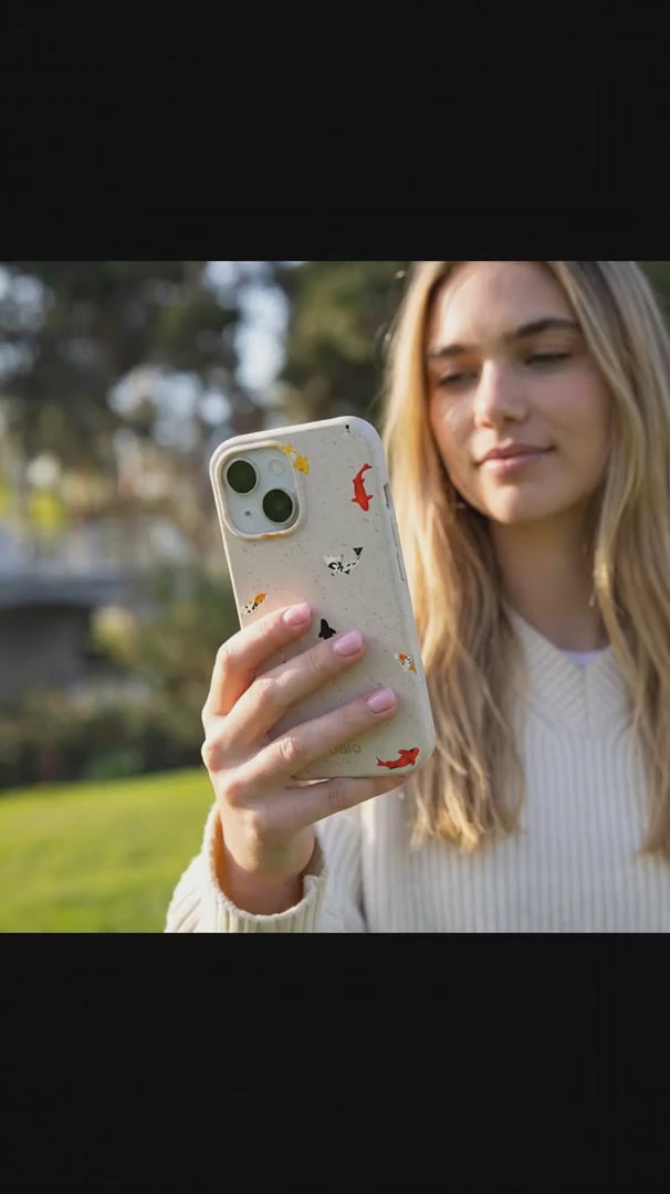 Seashell Lil Koi iPhone 16 Pro Case - Product video demonstration