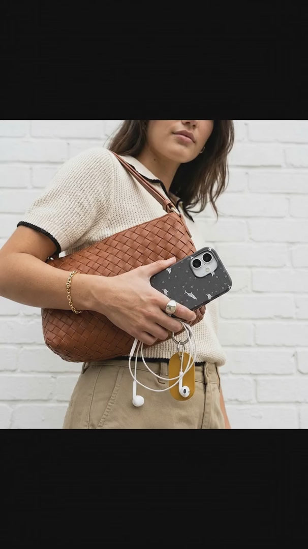 Black Lil Sharks iPhone 16 Case - Product video demonstration