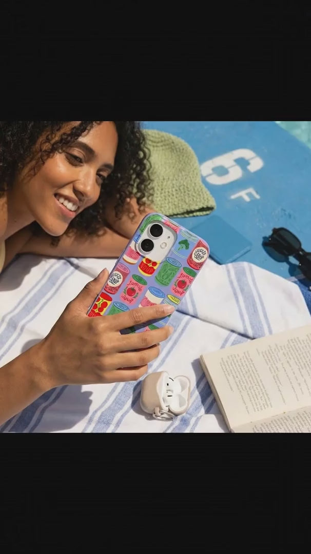 Electric Blue Soup Stories iPhone 15 Pro Case - Product video demonstration