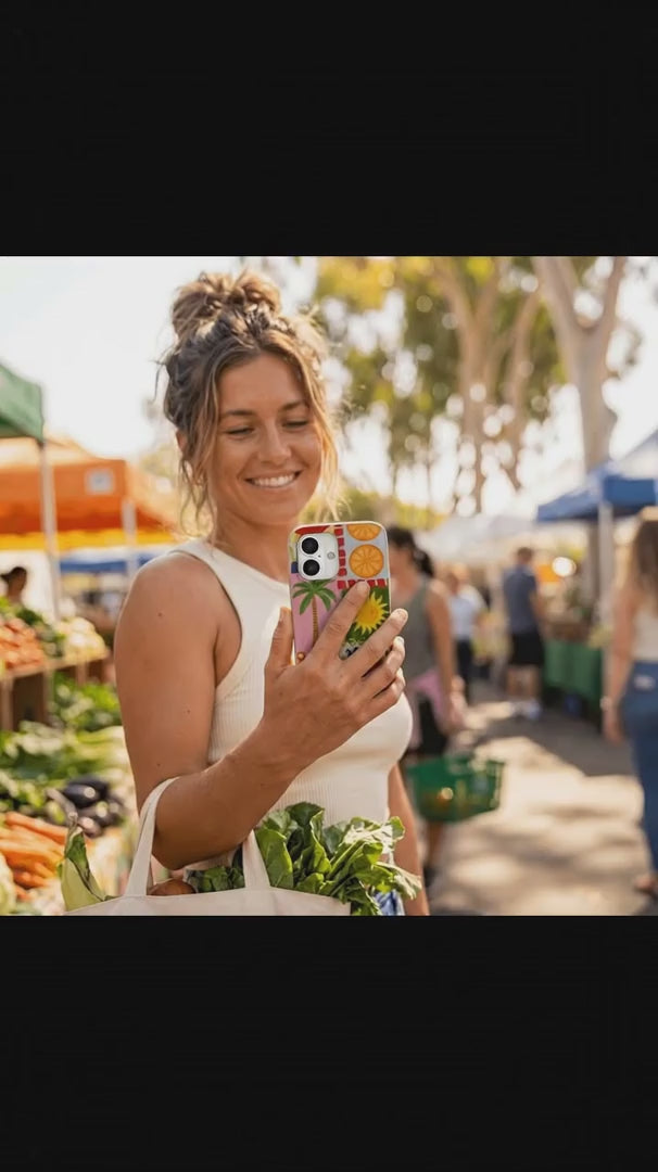 Seashell Hello Sunshine iPhone 16 Case - Product video demonstration