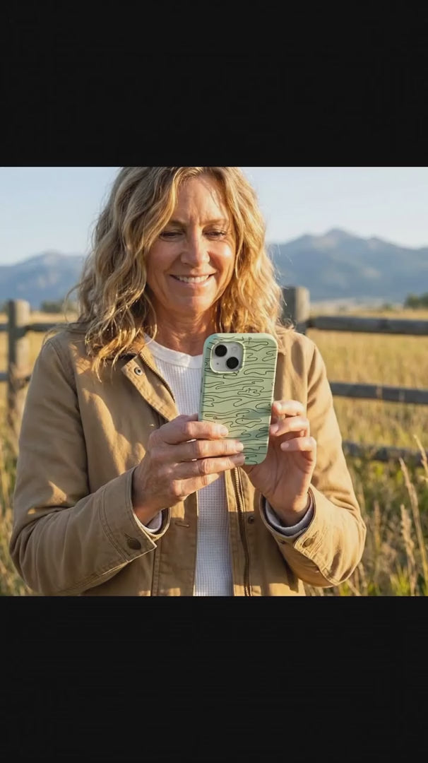 Sage Green Fairway iPhone 16 Pro Case - Product video demonstration