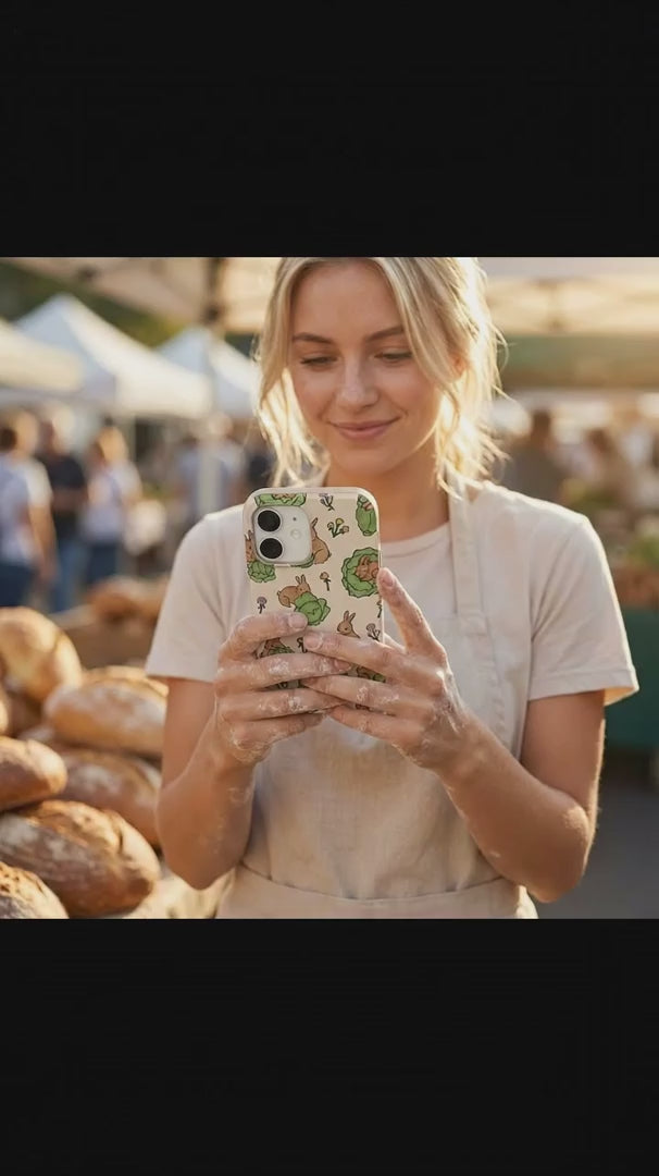 Seashell Garden Snack iPhone 16 Case