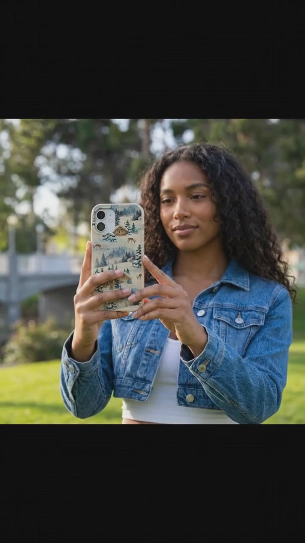 London Fog Whitetail Winter iPhone 15 Pro Case - Product video demonstration