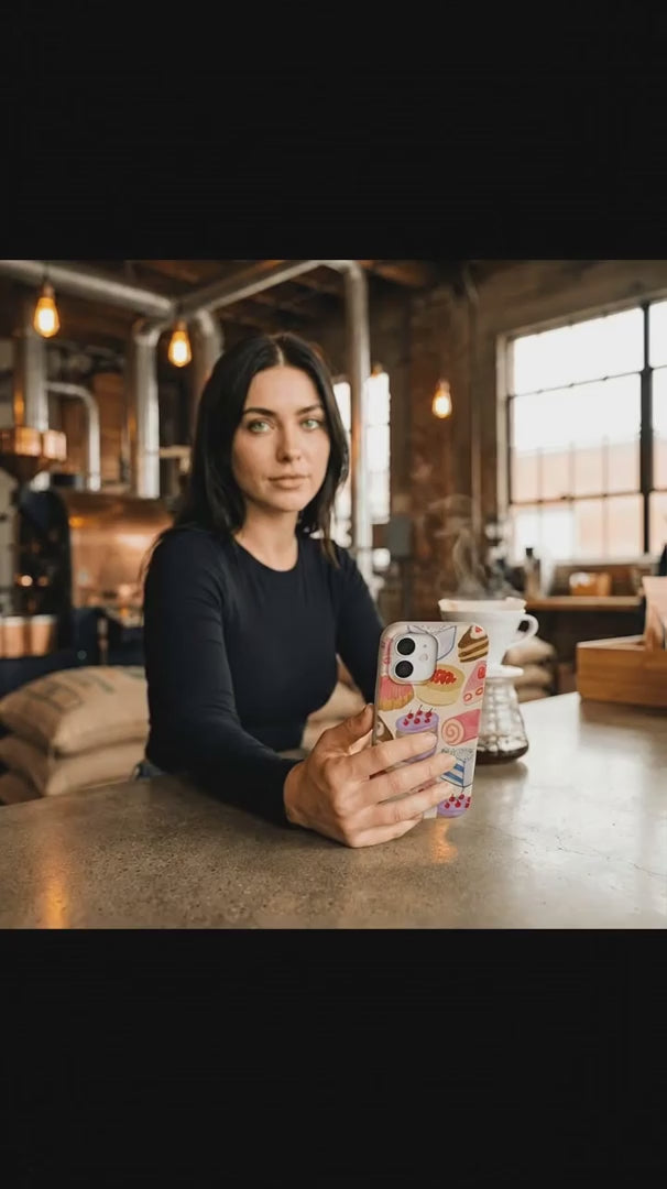 Seashell Crayon Pastries iPhone 11 Pro Case - Product video demonstration