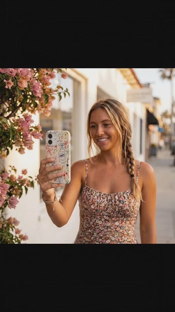 Seashell Midnight Toast iPhone 15 Pro Case - Product video demonstration