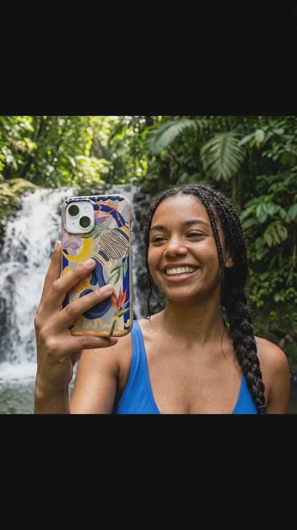 Seashell Aquarius Water iPhone 15 Case - Product video demonstration