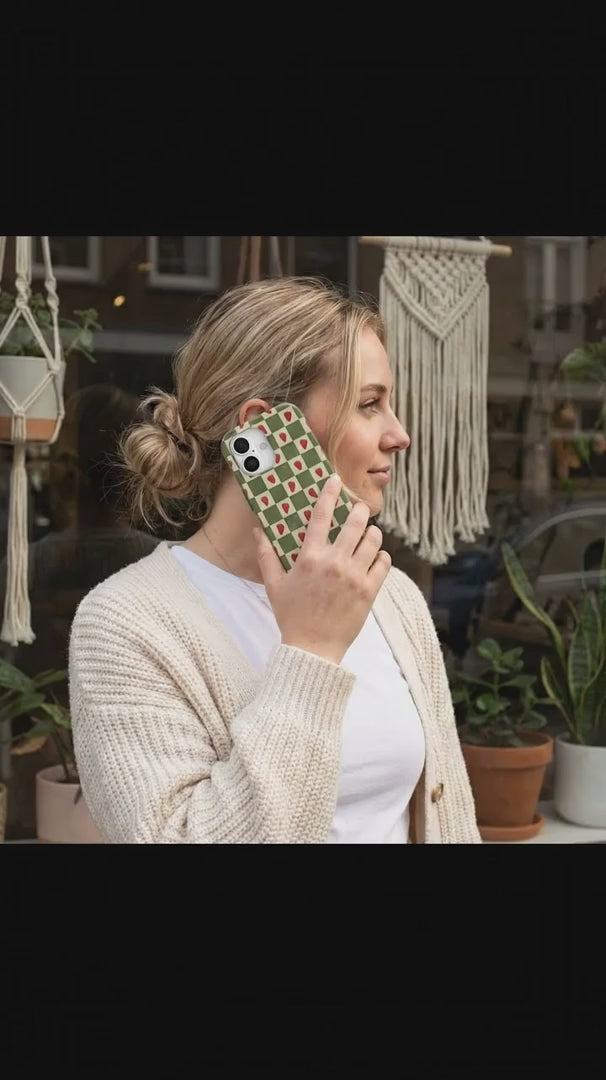 Forest Floor Strawberry Field iPhone 15 Pro Case - Product video demonstration