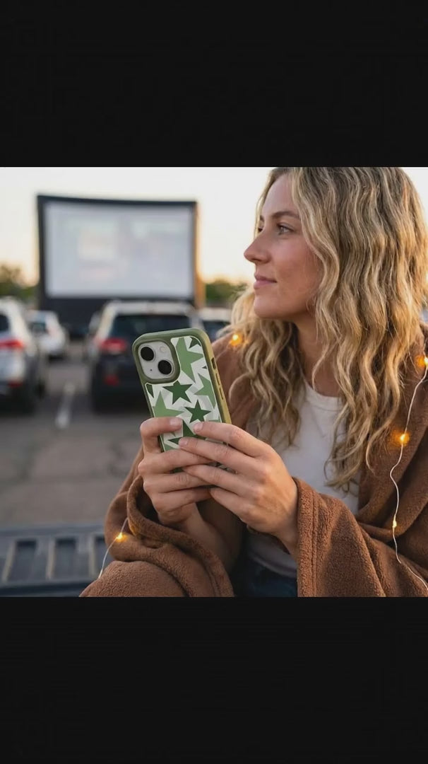 Clear Green Glow iPhone 17 Pro Case With Forest Floor Ridge (MagSafe included) - Product video demonstration