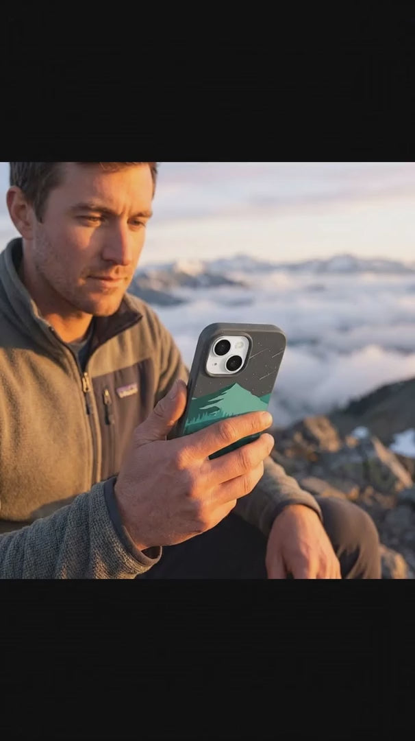 Black Boreal iPhone 15 Pro Case - Product video demonstration