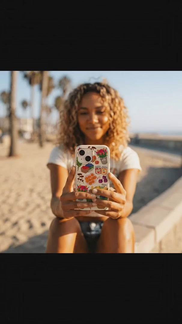 Seashell Farm Market iPhone 16 Case - Product video demonstration