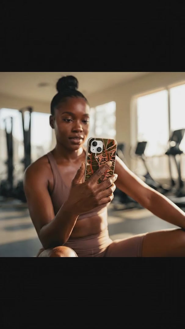 Seashell Foliage iPhone 15 Pro Case - Product video demonstration