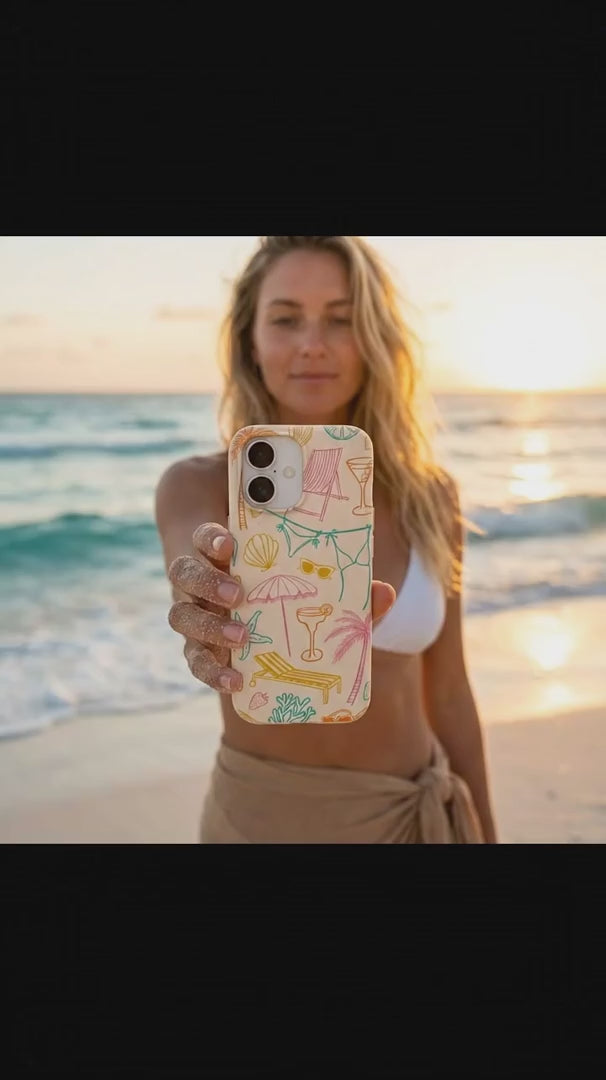 Seashell Coastal Club iPhone 16 Pro Max Case - Product video demonstration