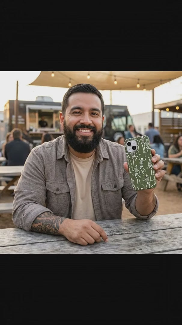 Forest Floor Boogie Bones iPhone 15 Pro Case - Product video demonstration