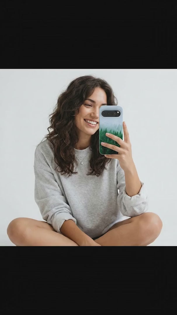 Powder Blue Forest Mist Google Pixel 10/10 Pro Case