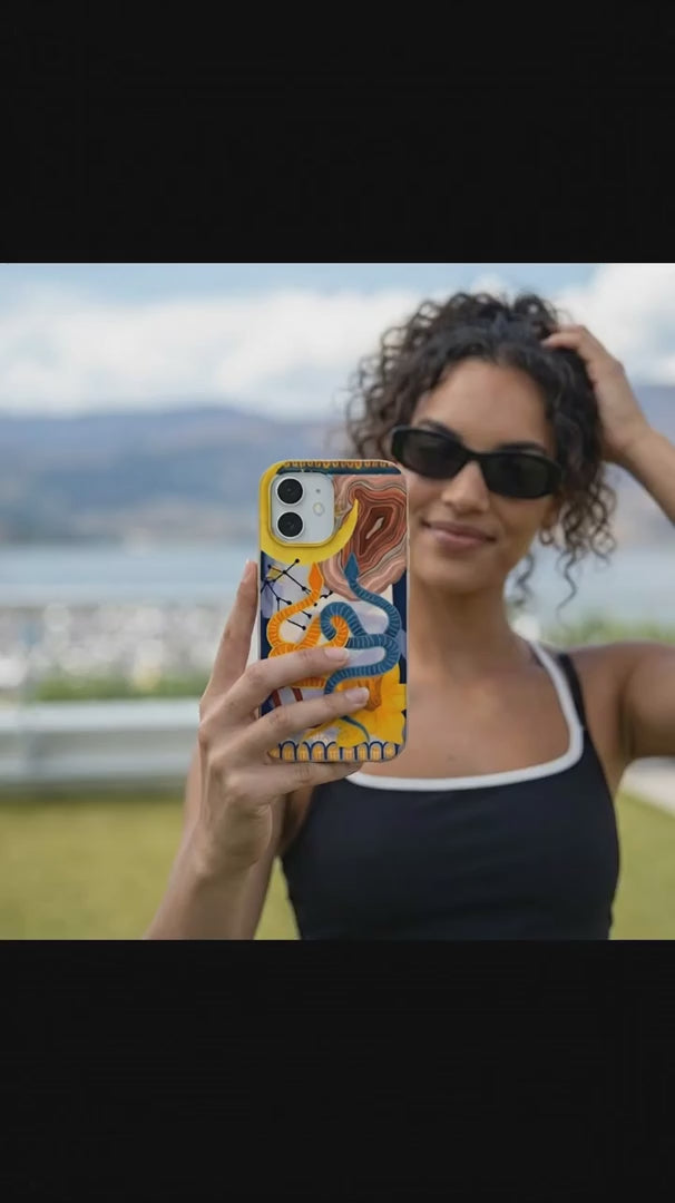 Seashell Gemini Twin iPhone 16 Case - Product video demonstration