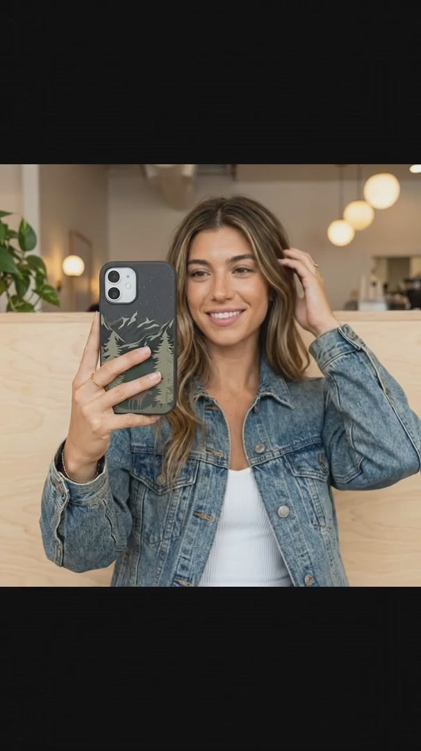 Black Moose Mountain iPhone 15 Pro Case - Product video demonstration