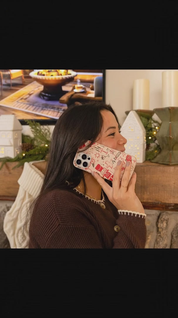 Seashell Sweet Nutcracker Mix iPhone 16 Case - Product video demonstration