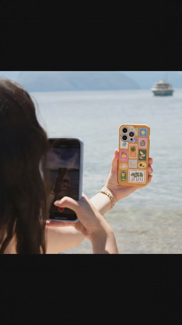 Honey Summer Paradise iPhone 16 Case - Product video demonstration