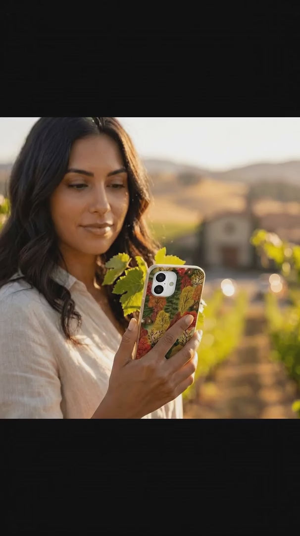 Seashell Cabins in the Woods iPhone 16 Pro Max Case - Product video demonstration