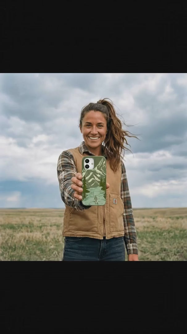 Forest Floor Morning Fishing iPhone 15 Pro Case - Product video demonstration