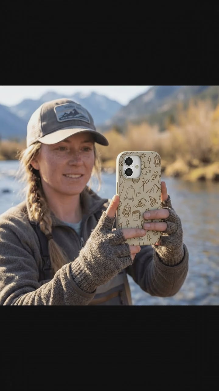 London Fog Camp Pela iPhone 17 Case - Product video demonstration