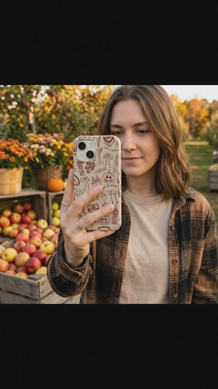 London Fog Spooky Dinner Party iPhone 17 Case - Product video demonstration