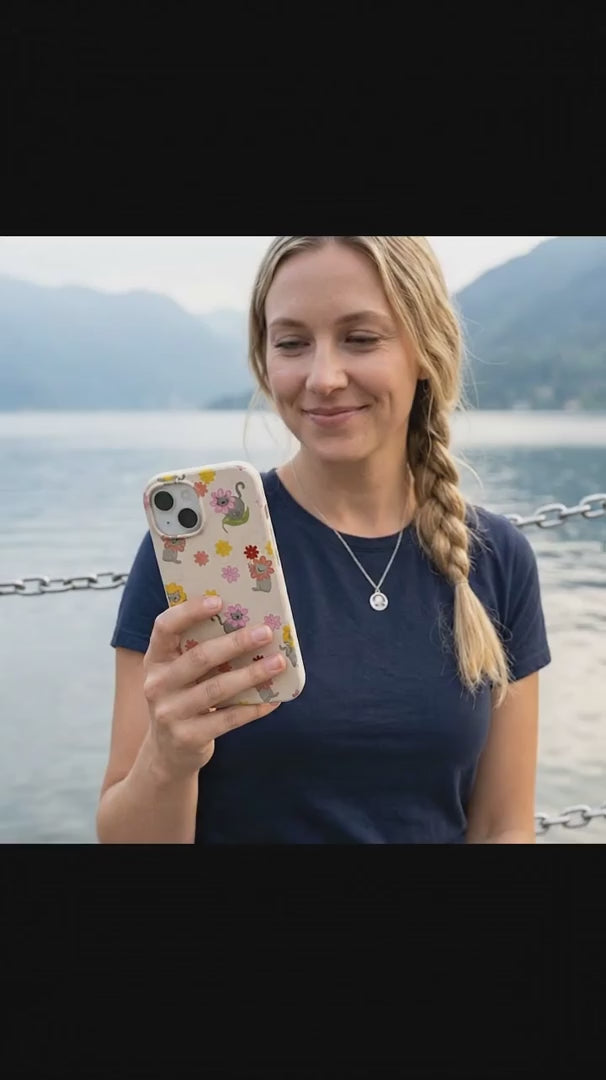Seashell Flower Cats iPhone 16 Pro Case - Product video demonstration