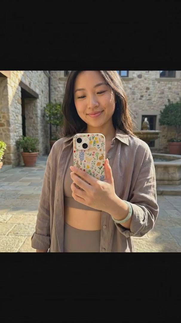 Seashell Flourish iPhone 16 Case - Product video demonstration