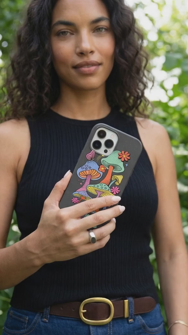 Black Magical Forest iPhone 16 Pro Case - Product video demonstration