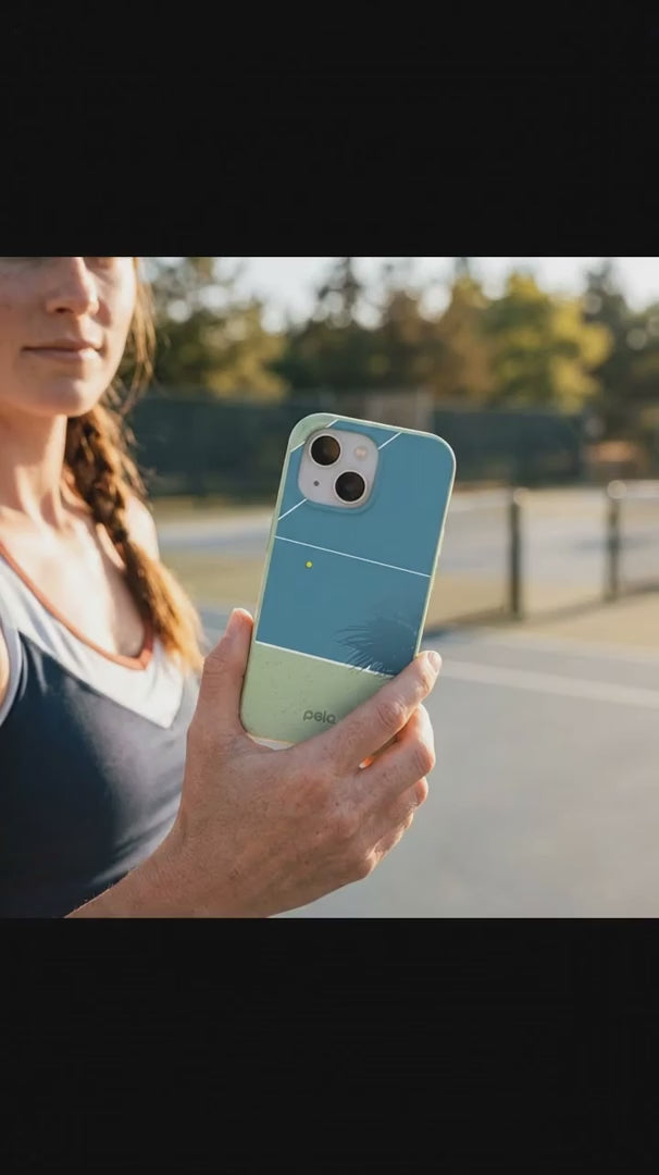Sage Green Tennis Court iPhone 16 Pro Max Case - Product video demonstration