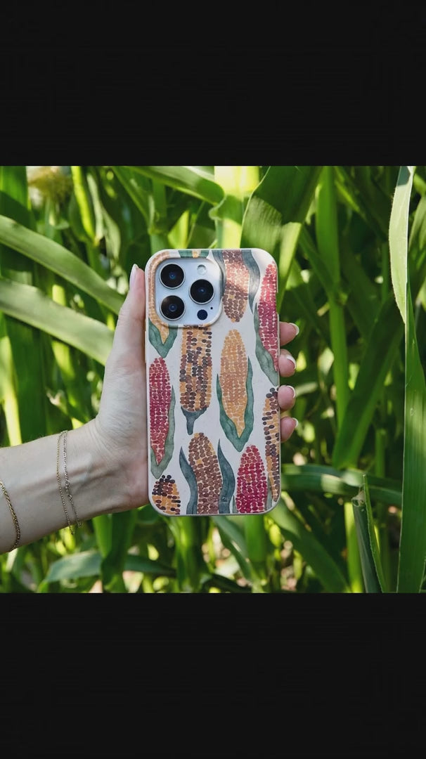 Seashell Cornfield iPhone 16 Pro Max Case - Product video demonstration