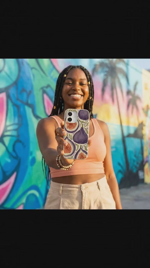 London Fog Fig Season iPhone 16 Case - Product video demonstration