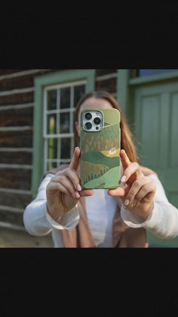 Forest Floor Mountain Nest iPhone 16 Pro Max Case - Product video demonstration