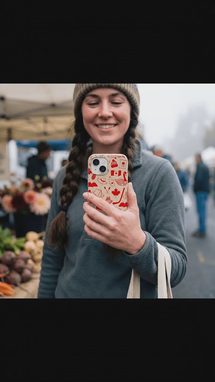 Seashell True North Red iPhone 17 Case - Product video demonstration