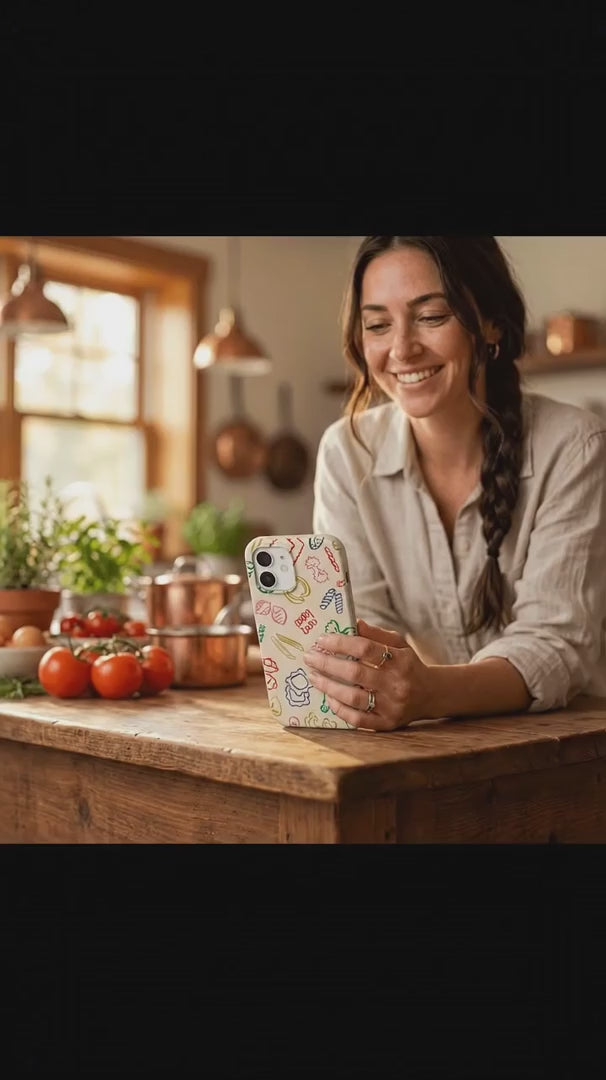 Seashell Carbs iPhone 15 Case - Product video demonstration