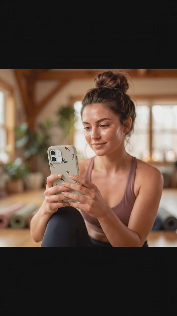 London Fog Frosted Flock iPhone 17 Pro Case - Product video demonstration