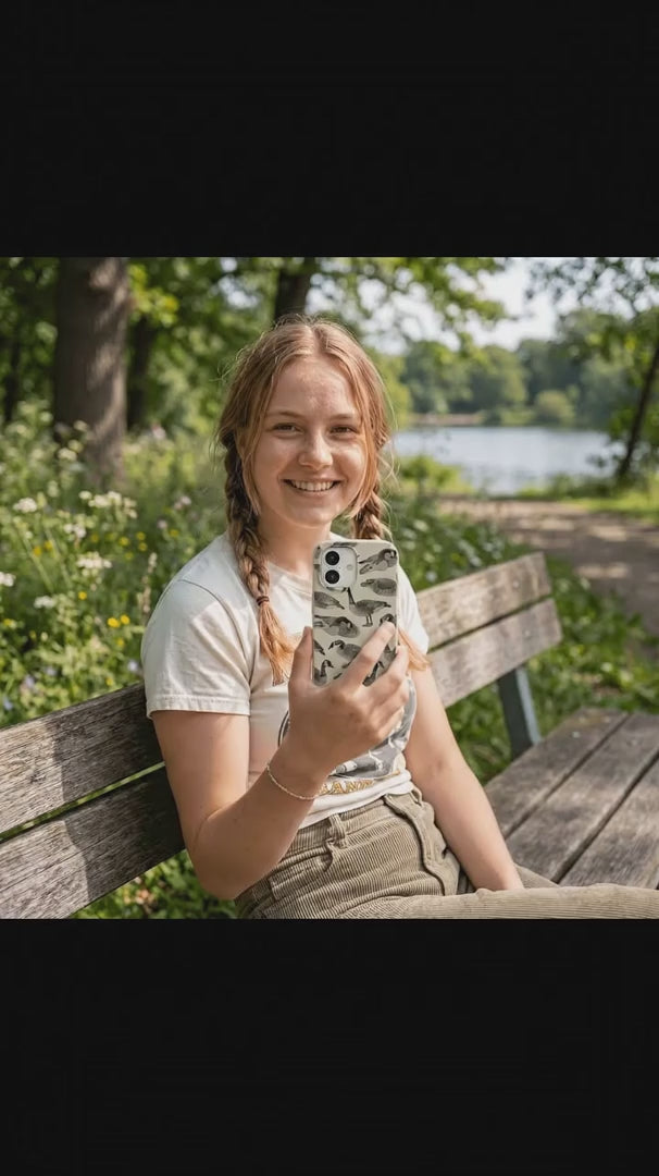 London Fog Canadian Geese iPhone 16 Pro Case - Product video demonstration