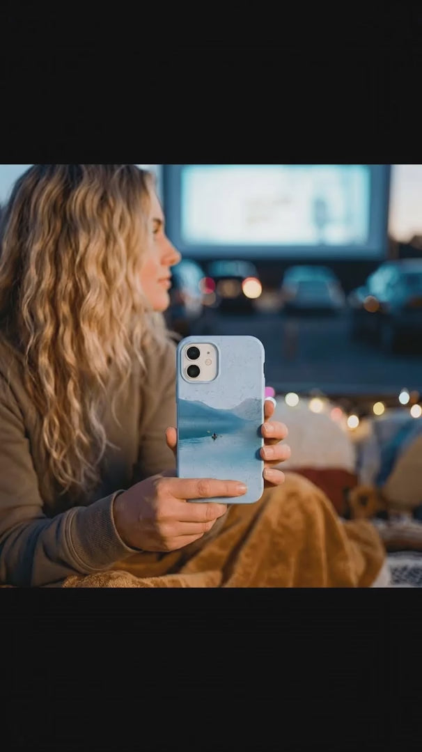 Powder Blue Serene iPhone 16 Pro Case - Product video demonstration