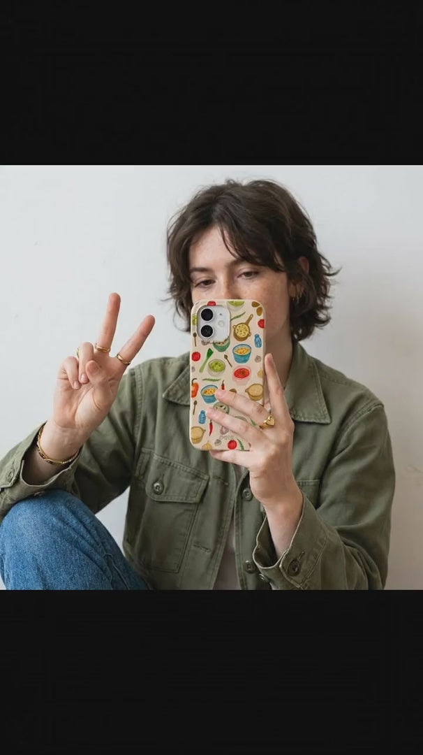 Seashell Cozy Bowls iPhone 15 Pro Case - Product video demonstration